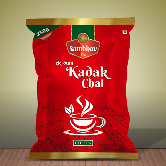 Sambhav Tea Ek Dum Kadak Eco Blend In Pouch (250 gm)