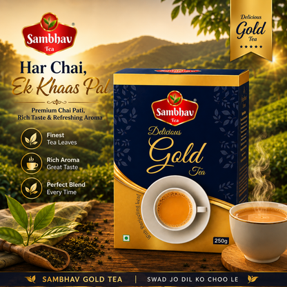 Sambhav Tea Delicious Gold Tea In Box (250gm)
