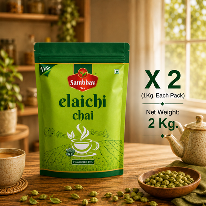 Sambhav Tea Elaichi In Standee Pouch (1 Kg)