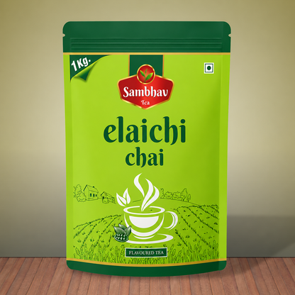 Sambhav Tea Elaichi In Standee Pouch (1 Kg)