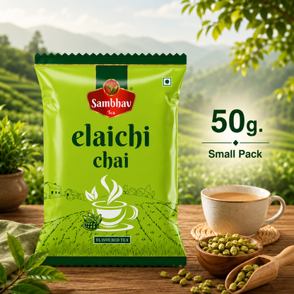 Sambhav Tea Elaichi In Pouch (50 gm)(Rs.20)