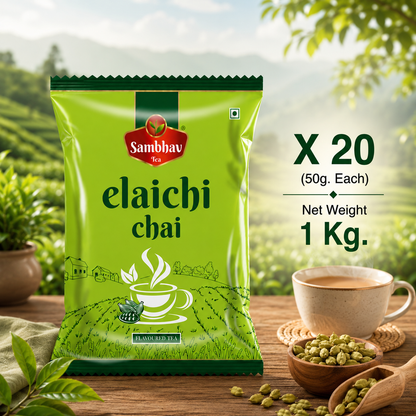 Sambhav Tea Elaichi In Pouch (50 gm)(Rs.20)