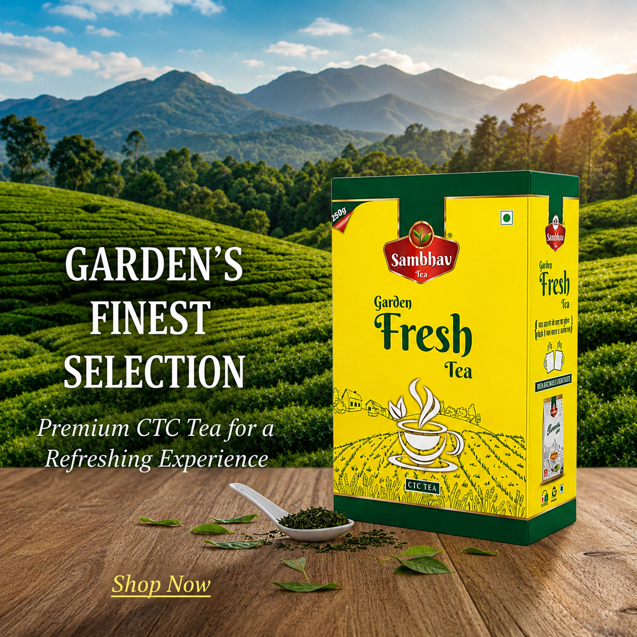 Sambhav Tea Garden Fresh In Box (250 gm)