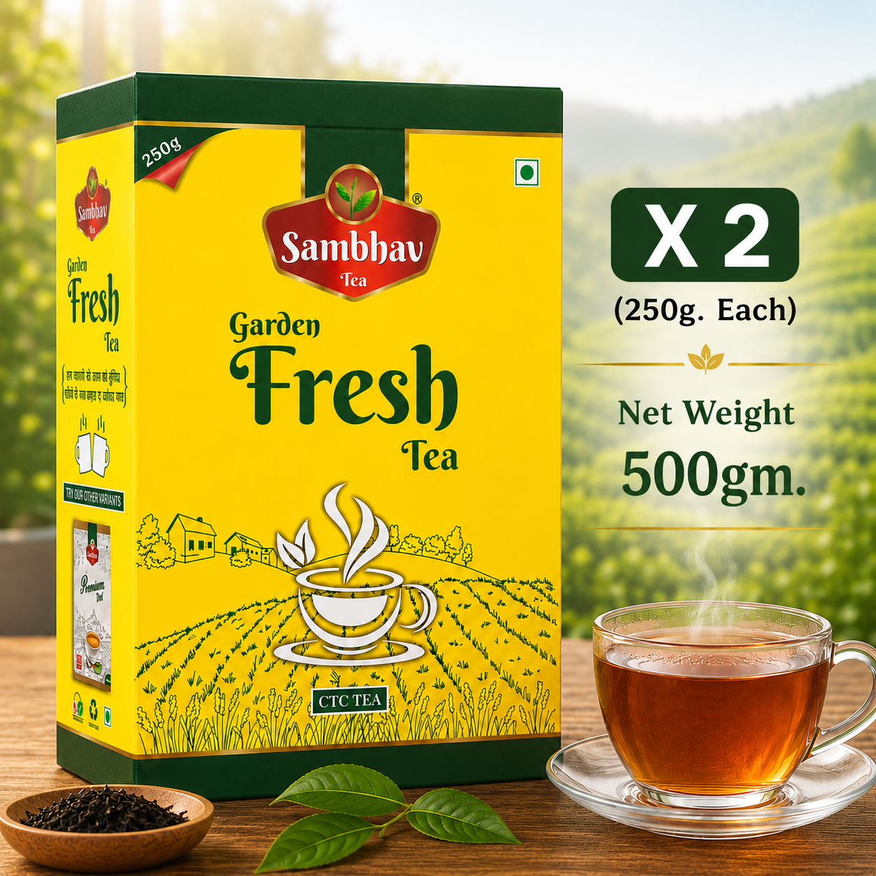 Sambhav Tea Garden Fresh In Box (250 gm)