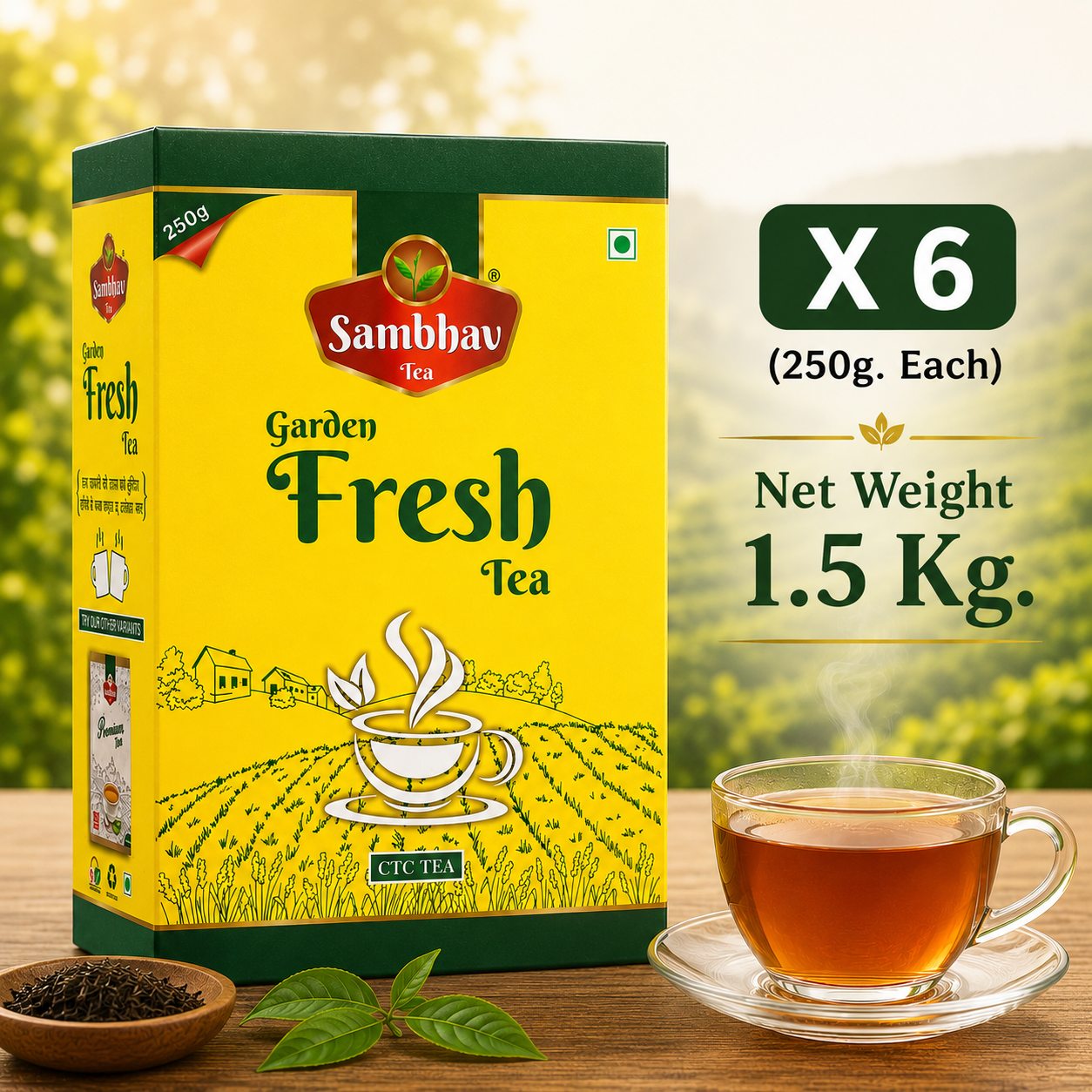Sambhav Tea Garden Fresh In Box (250 gm)