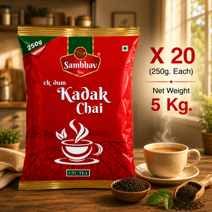 Sambhav Tea Ek Dum Kadak In Pouch (250 gm)