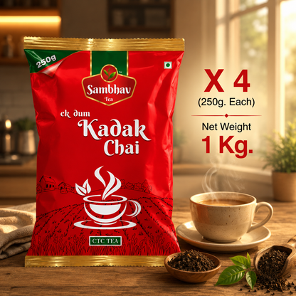 Sambhav Tea Ek Dum Kadak In Pouch (250 gm)