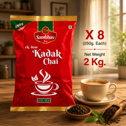 Sambhav Tea Ek Dum Kadak In Pouch (250 gm)