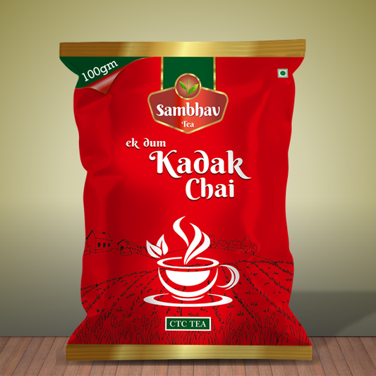 Sambhav Tea Ek Dum Kadak Eco Blend In Pouch (100 gm)