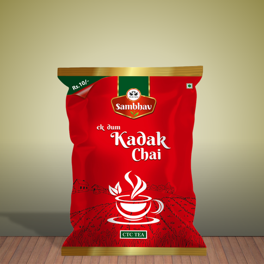 Sambhav Tea Ek Dum Kadak Eco Blend In Pouch (25 gm)(Rs. 10)