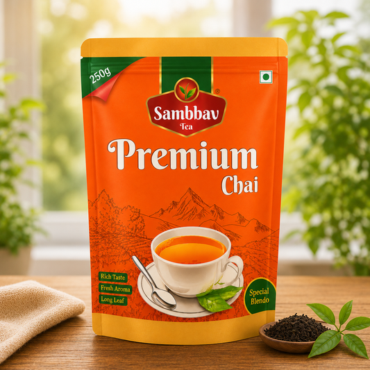 Sambhav Tea Premium In Standee Pouch (250gm)