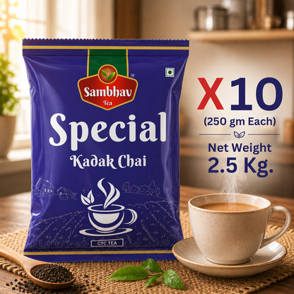 Sambhav Special Kadak Chai (Special Blend) In Pouch (250 gm)