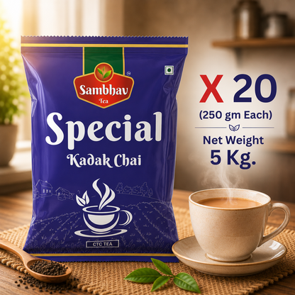 Sambhav Special Kadak Chai (Special Blend) In Pouch (250 gm)
