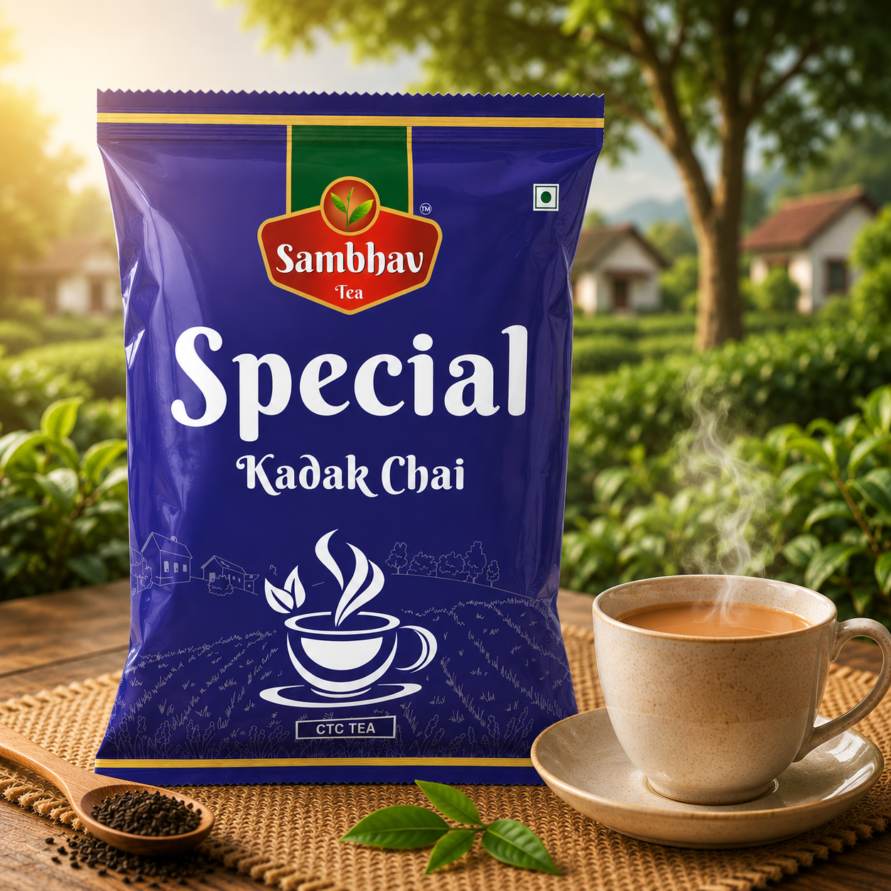 Sambhav Special Kadak Chai (Special Blend) In Pouch (250 gm)